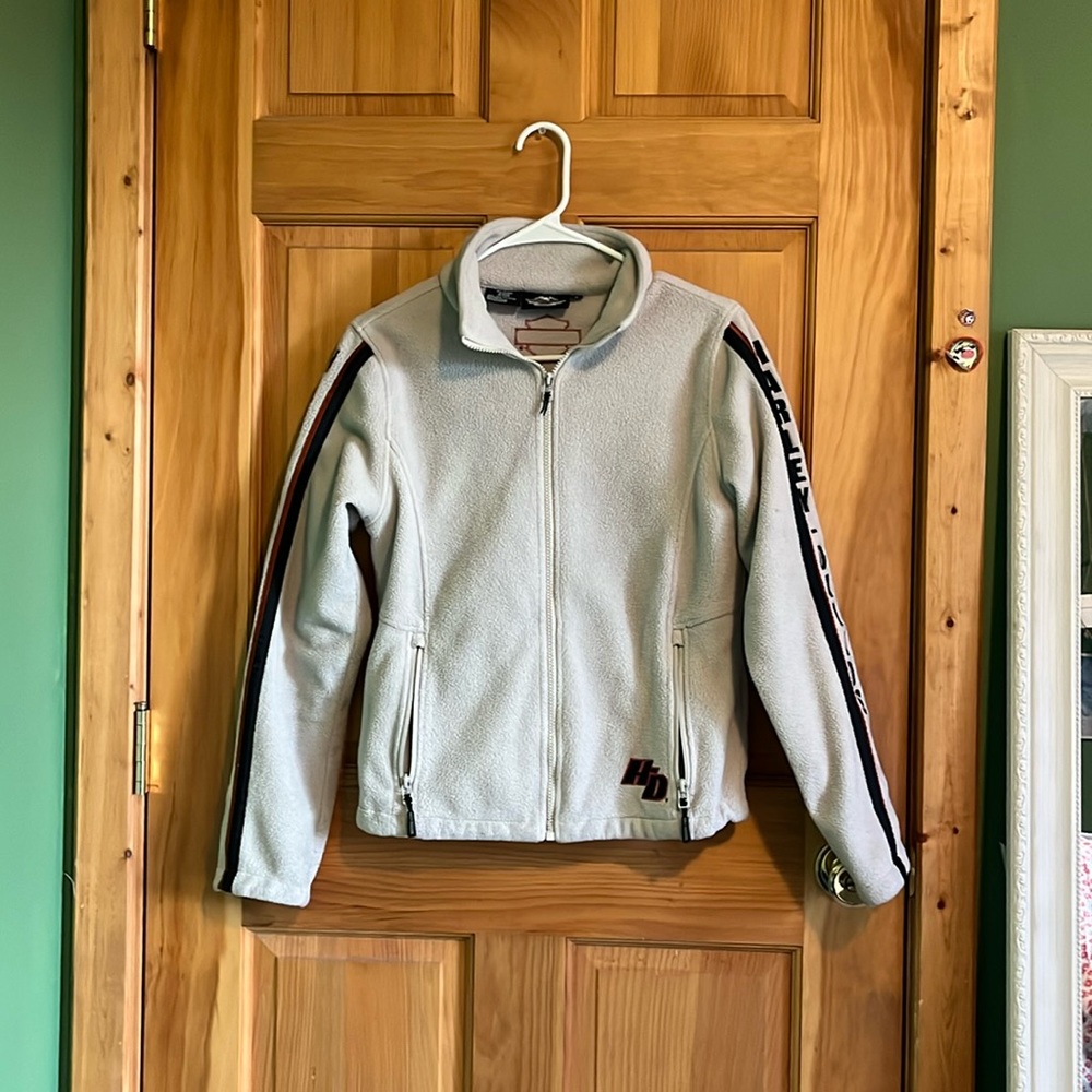 Harley Davidson zip up fleece